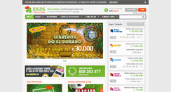 Desktop Screenshot of jogossantacasa.pt